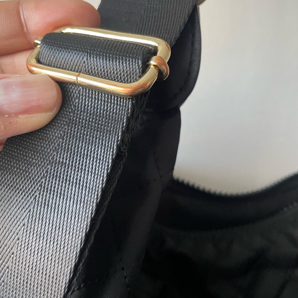 Sondra Roberts Quilted Black Backpack - Picture 5 of 13
